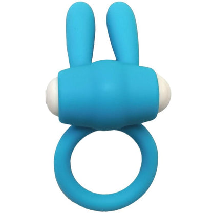 ARMONY - ANILLO VIBRADOR DE SILICONA NEGRO MR. BUNNY