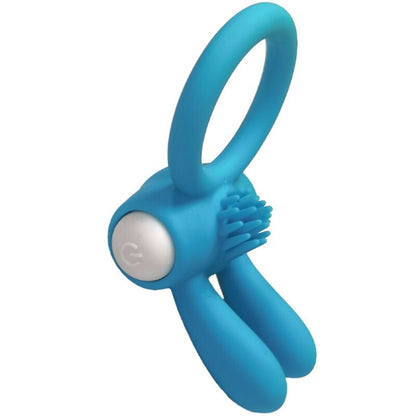 ARMONY - ANILLO VIBRADOR DE SILICONA NEGRO MR. BUNNY