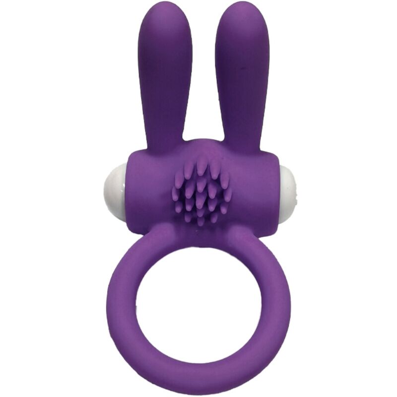 ARMONY - ANILLO VIBRADOR DE SILICONA MORADO MR BUNNY