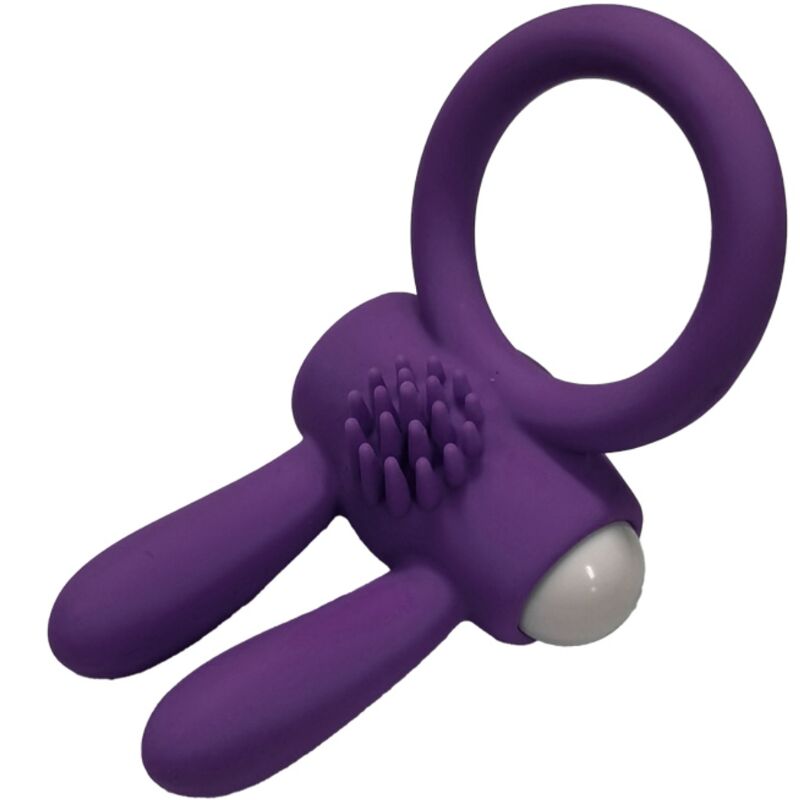ARMONY - ANILLO VIBRADOR DE SILICONA MORADO MR BUNNY