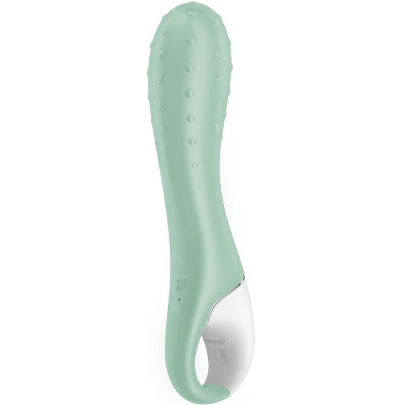 SATISFYER - VIBRADOR CON BOMBA DE AIRE 3 PUNTO G INFLABLE MENTA