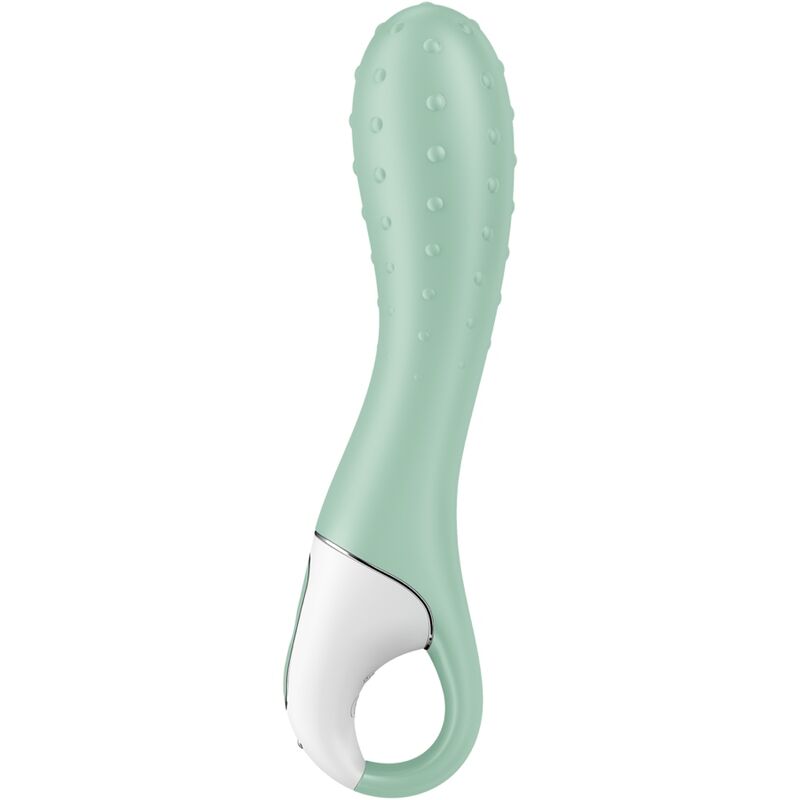 SATISFYER - VIBRADOR CON BOMBA DE AIRE 3 PUNTO G INFLABLE MENTA