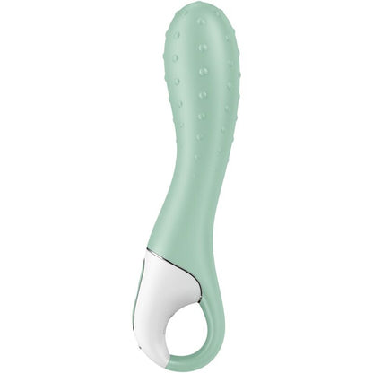 SATISFYER - VIBRADOR CON BOMBA DE AIRE 3 PUNTO G INFLABLE MENTA