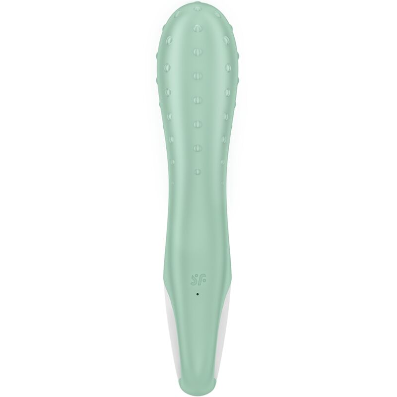 SATISFYER - VIBRADOR CON BOMBA DE AIRE 3 PUNTO G INFLABLE MENTA