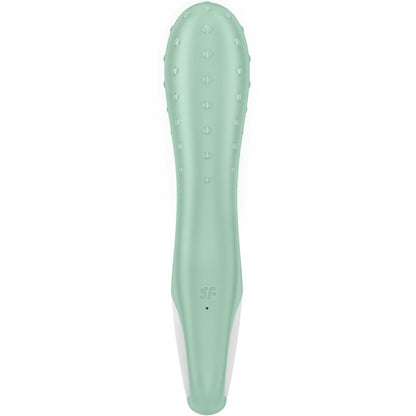 SATISFYER - VIBRADOR CON BOMBA DE AIRE 3 PUNTO G INFLABLE MENTA