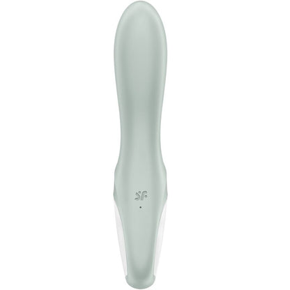 SATISFYER - VIBRADOR ANAL INFLABLE BOOTY 3 CON BOMBA DE AIRE GRIS VERDE
