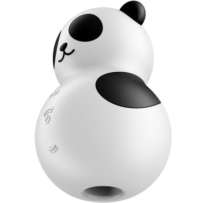 SATISFYER - POCKET PANDA STIMULATOR AND VIBRATOR BLACK AND WHITE