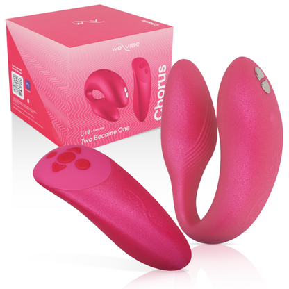 WE-VIBE - WE VIBE CHORUS VIBRADOR PARA PAREJAS CON CONTROL DE APRECIÓN ROSA