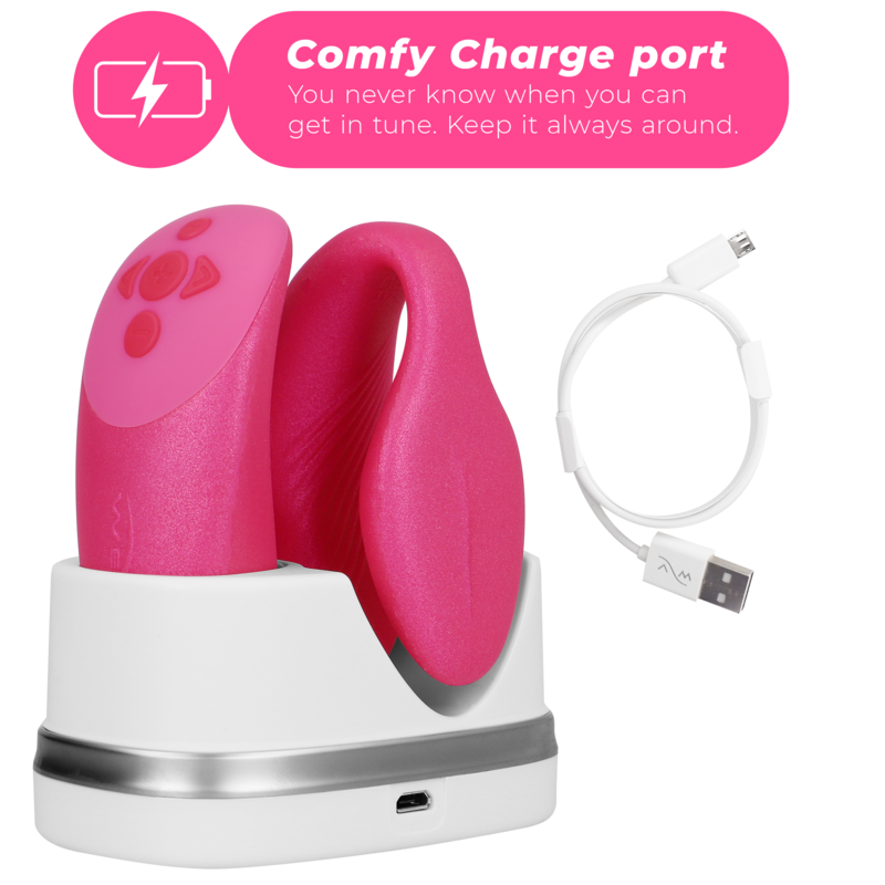 WE-VIBE - WE VIBE CHORUS VIBRADOR PARA PAREJAS CON CONTROL DE APRECIÓN ROSA