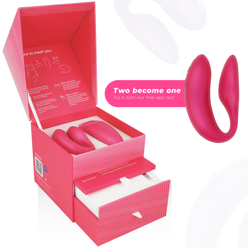 WE-VIBE - WE VIBE CHORUS VIBRADOR PARA PAREJAS CON CONTROL DE APRECIÓN ROSA