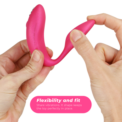 WE-VIBE - WE VIBE CHORUS VIBRADOR PARA PAREJAS CON CONTROL DE APRECIÓN ROSA