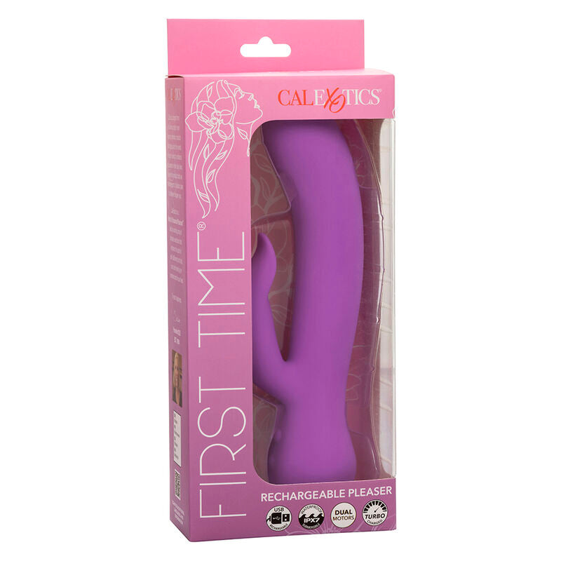 CALEXOTICS - FIRST TIME PURPLE RECHARGEABLE PLEASER VIBRATOR