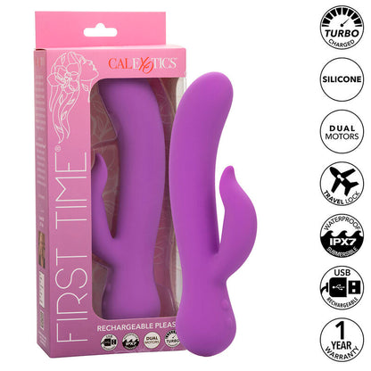 CALEXOTICS - FIRST TIME PURPLE RECHARGEABLE PLEASER VIBRATOR