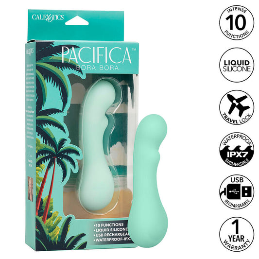 CALEXOTICS - PACIFICA BORA BORA G-SPOT STIMULATOR 10 AQUA VIBRATIONS