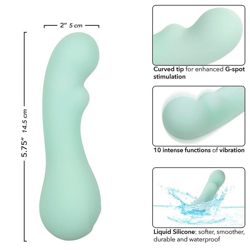 CALEXOTICS - ESTIMULADOR DEL PUNTO G PACIFICA BORA BORA 10 VIBRACIONES AQUA