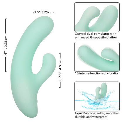 CALEXOTICS - VIBRADOR Y ESTIMULADOR DEL PUNTO G PACIFICA FIJI 10 VIBRACIONES AQUA