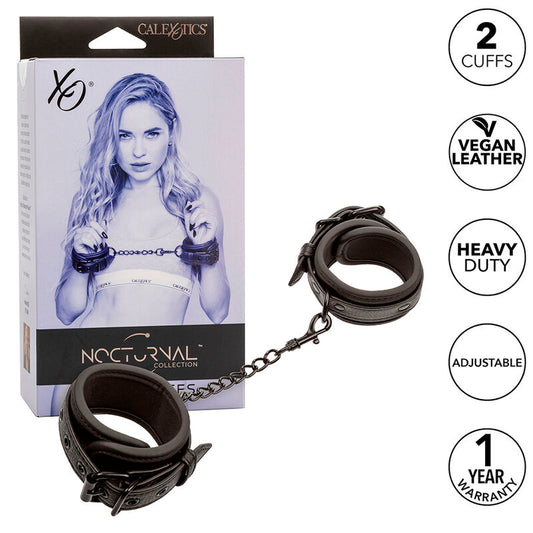 CALEXOTICS - NOCTURNAL BLACK ADJUSTABLE LEATHER STRAP