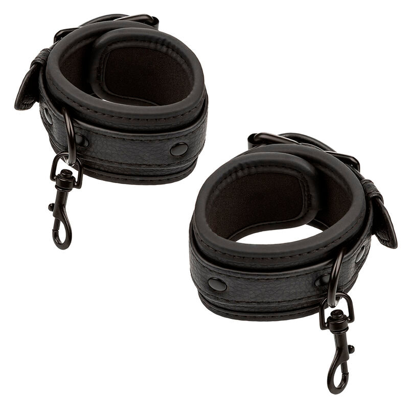 CALEXOTICS - CONECTOR NOCTURNO DE CUERO AJUSTABLE NEGRO CON AMARRE DE CERDO
