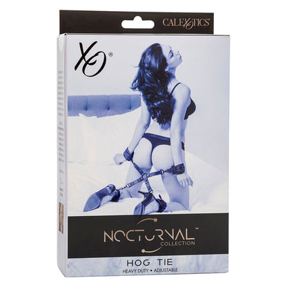 CALEXOTICS - CONECTOR NOCTURNO DE CUERO AJUSTABLE NEGRO CON AMARRE DE CERDO