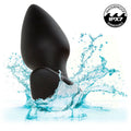 Calexotics - Rock Bottom Plug Anal Perfecto 10 Vibraciones Silicona Negro