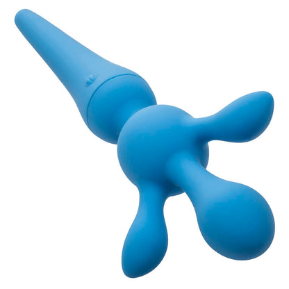 CALEXOTICS - COUTURE WAND VIBRATOR KIT 10 VIBRATIONS BLUE