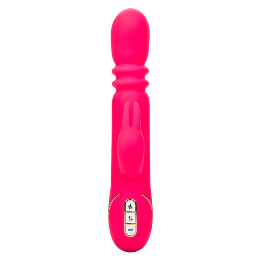 CALEXOTICS - JACK FANTASY TRIPLE HEATED PINK RABBIT VIBRATOR