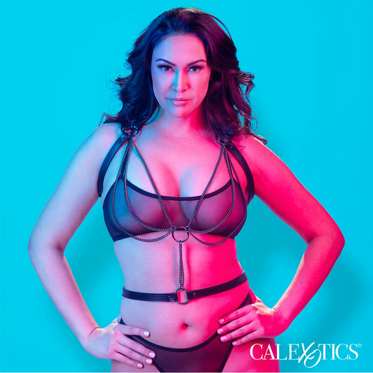 CALEXOTICS - ARNÉS DE CABEZAL MULTICAIN EUPHORIA PREMIUM TALLA GRANDE