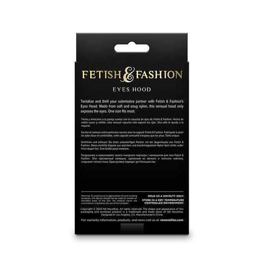 NOVEDADES NS - FETICHE Y MODA OJOS CAPUCHA DE NYLON BLANCA