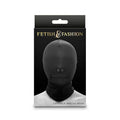 Ns Novelties - Fetish & Fashion Fechado Boca Com Zíper Capuz Nylon Preto