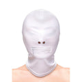 Ns Novelties - Fetish & Fashion Fechado Boca Com Zíper Capuz Nylon Branco
