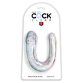 King Cock - Doble Problema Dildo Doble 33 Cm Transparente