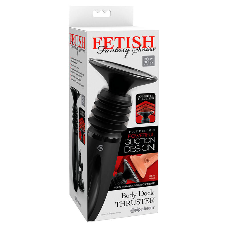 FETISH FANTASY SERIES - BODY DOCK THRUSTER DILDO CLAMP WITH 7 THRUST MODES BLACK