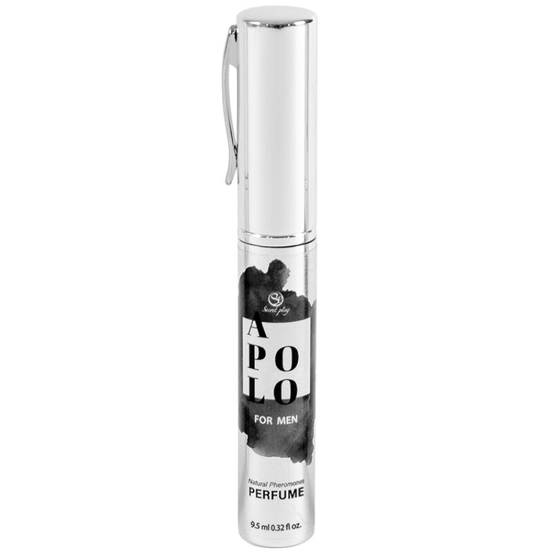 SECRETPLAY - PERFUME APOLO CON FEROMONAS PARA HOMBRES EN VAPORIZADOR TAMAÑO DE VIAJE