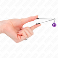 Kink - Pinças De Bino Fina Roxo 7 Cm