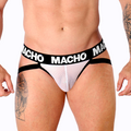 Male - Mx26X1 White Grid Jock S