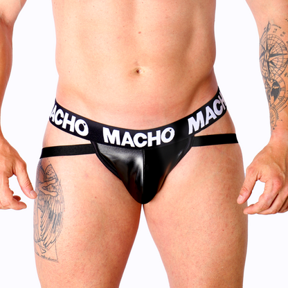 Macho - Mx25Nc Jock Couro Preto S
