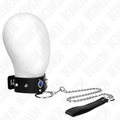 Kink - Collar de 65 cm con Asa con Diamantes Azules Ajustable 36-43 cm x 5 cm