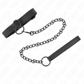 Kink - Colar Com Trela Escura 65 Cm Ajustável 37-54 Cm X 3 Cm