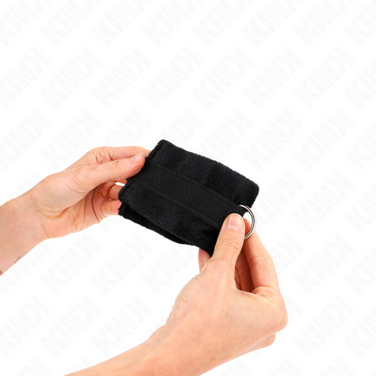 KINK - ESPOSAS DE CUERO NEGRAS PARA PRINCIPIANTES 30 X 7 CM