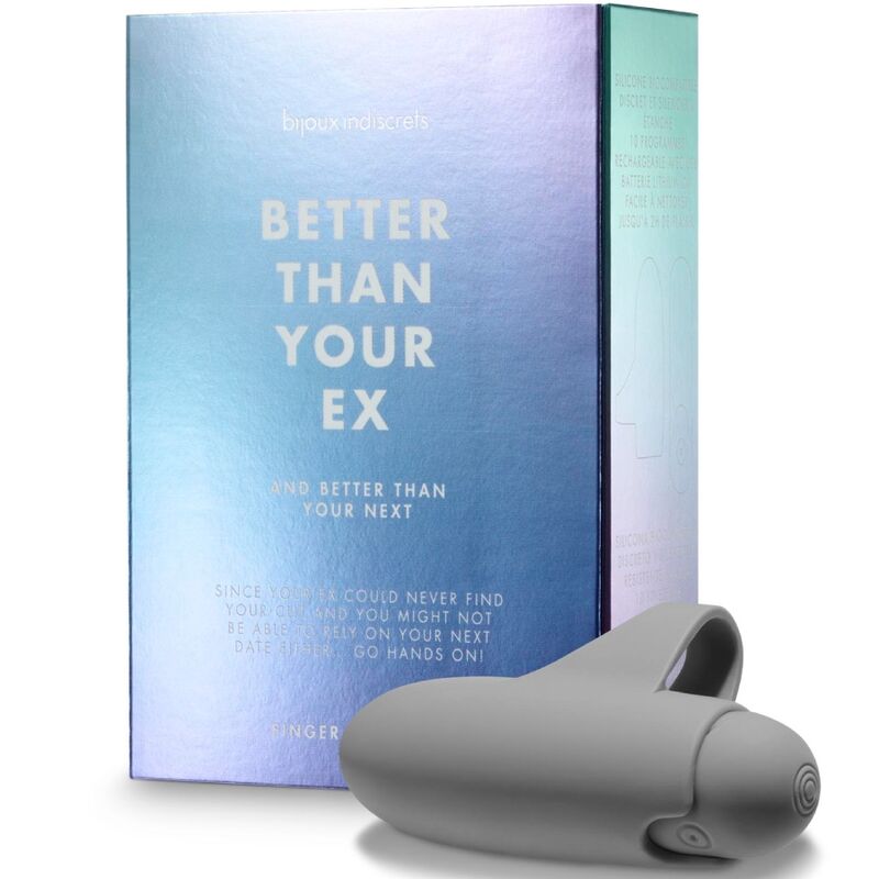 BIJOUX - BETTER THAN YOUR EX BULLET VIBRATOR 10 VIBRATIONS GRAY