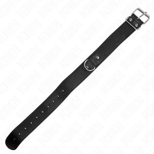 KINK - COLLAR WITH BELT 116 CM ADJUSTABLE BLACK STRAP 32-50 CM X 8 CM