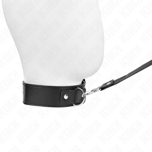 KINK - COLLAR WITH BELT 116 CM ADJUSTABLE BLACK STRAP 32-50 CM X 8 CM