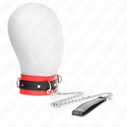 KINK - 65 CM NECKLACE WITH BELT WITH RED STRAP 54 X 4.5 CM