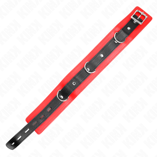 KINK - 65 CM NECKLACE WITH BELT WITH RED STRAP 54 X 4.5 CM