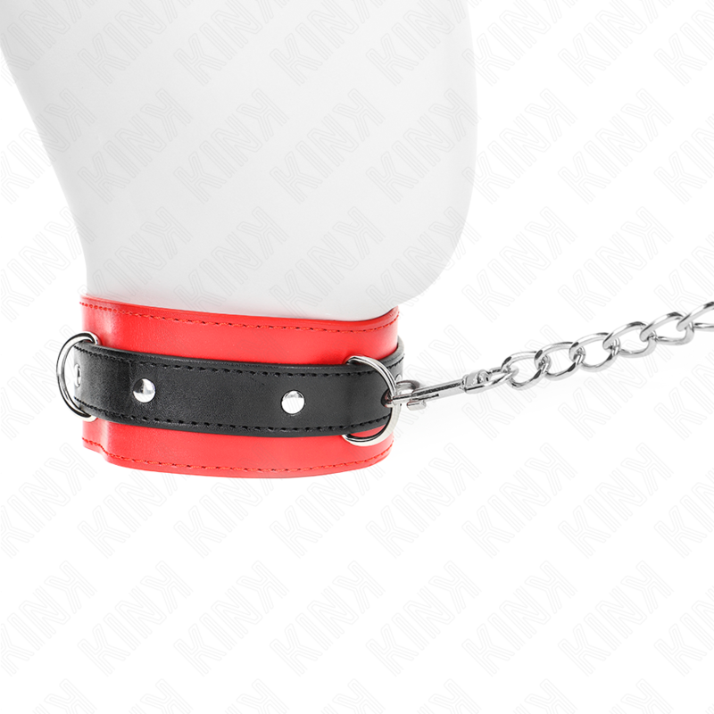KINK - 65 CM NECKLACE WITH BELT WITH RED STRAP 54 X 4.5 CM