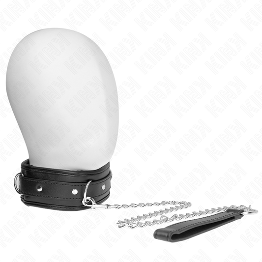 KINK - COLLAR WITH SPONGE IMITATION LEATHER STRAP MODEL 3 ADJUSTABLE 37-54 CM X 3 CM