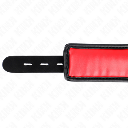 KINK - COLLAR WITH SPONGE IMITATION LEATHER STRAP MODEL 3 ADJUSTABLE 37-54 CM X 3 CM