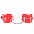 Kink - 3 Retenciones de Muñeca D-Ring Ajustables Rojo 17,5-25 Cm X 6 Cm