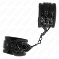 Kink - Pulso Padrão Diamante Preto Ajustável 17-26 Cm X 5,5 Cm