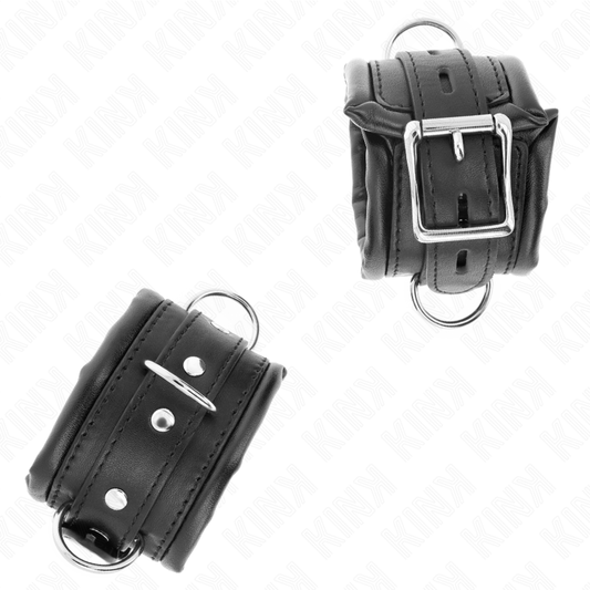 KINK - HEAVY WRIST WITH ADJUSTABLE BLACK FUR LINING 20-30 CM X 6 CM